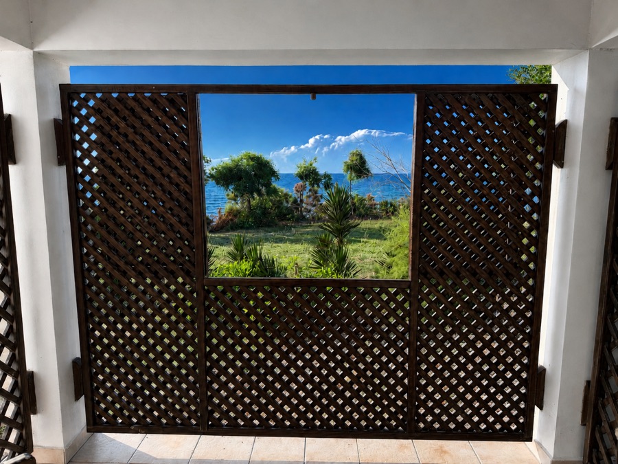 Partial Sea View Hotel Room lattice balcony view